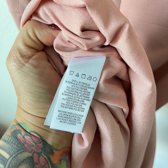 NWT Dress the Population Elle sheath dress in blush Sz 2XL - Picture 5 of 8